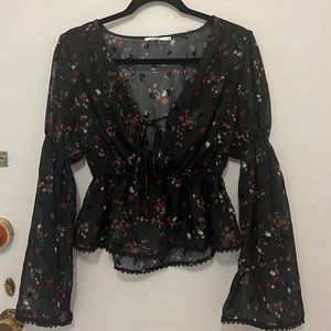 Black Tularossa blouse, never been worn!